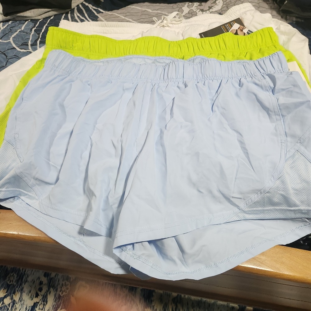 Avia Women's Athletic Running Shorts Lot of 3 NWT XXXL 3X Pink Purple Multicolor